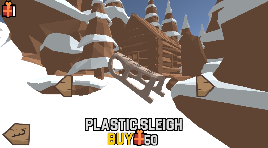 Jumper Sleigh in Snow Rider 3D