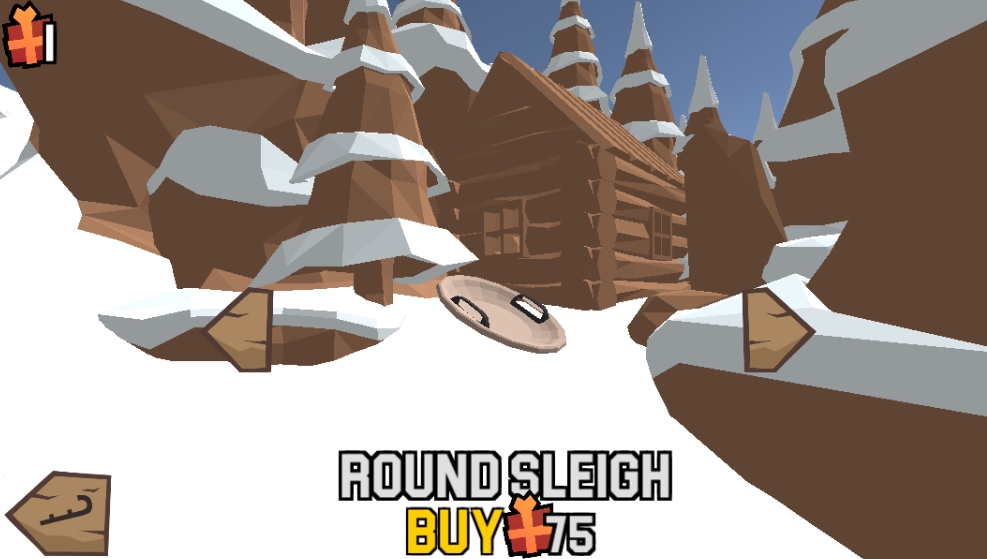 Premium Sleigh in Snow Rider 3D